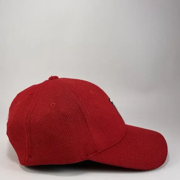 Nike Golf TW Tiger Woods One Flex Fit Dri-Fit ADV Cap Hat M/L Red Stitched Logo - Picture 3 of 9